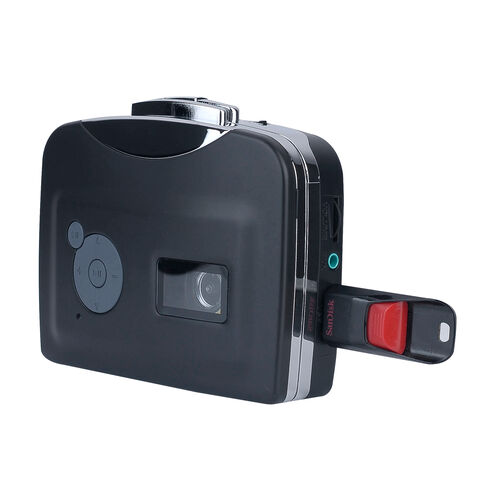 Ezcap230 Kassette zu MP3 Konverter Stereo USB Kassette Digital Tape MP3 mit Kopfhörern Einfache Konvertierung alter Kassetten in MP3