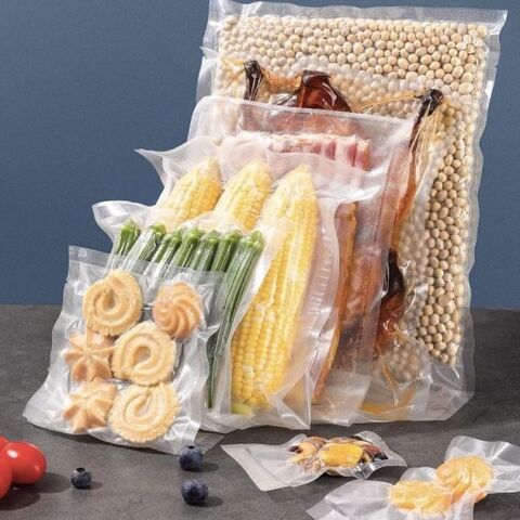 Sac d'emballage sous vide transparent de qualité alimentaire, thermoscellé pour le stockage des aliments for sale at factory direct price