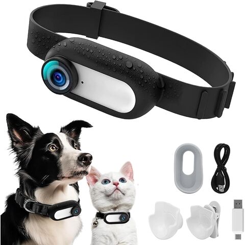 HD 1080P Dog Tracker Collar,No WiFi Needed Cat Collars Camera Sport/Action Camera with Video Records,Mini Body Cam Indoor/Outdoor for sale at factory direct price