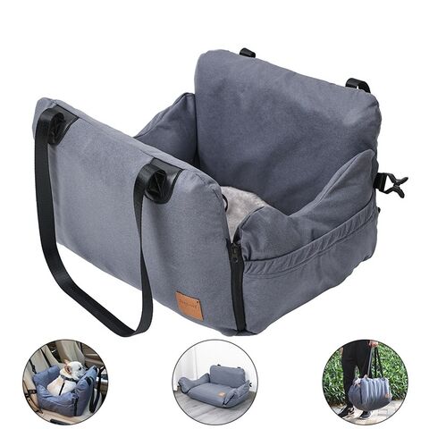 Venta al por mayor de asientos de coche multifuncionales para mascotas, portátiles, con airbag, asiento de seguridad para perros, bolsas de transporte para mascotas, sofá grande para perros, suministro para perros