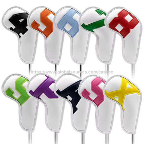 Couvercle de Putter de Golf avec Logo Personnalisé, Cadeaux Promotionnels, Couvre-tête de Putter de Golf, Fer, Maillet, Couvre-tête de Putter Imperméable avec Broderie for sale at factory direct price