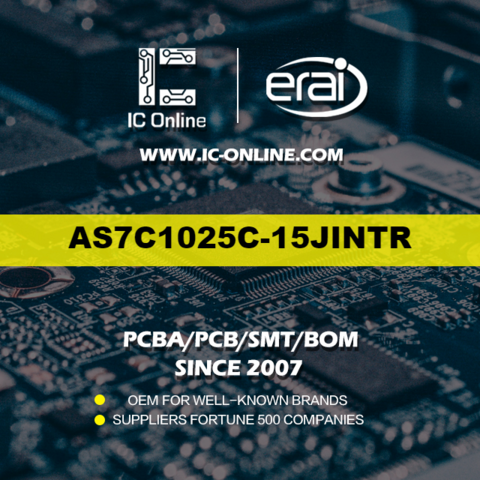 NOVA AS7C1025C-15JINTR IC SRAM 1MBit Parallèle 32SOJ Circuit Intégré de Mémoire, membre ERAI, conception/solution PCBA en stock for sale at factory direct price