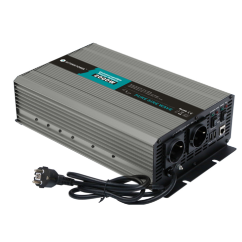 Onduleur sinusoïdal pur 12V/24V 2000W avec chargeur et ASI pour usage domestique et système solaire hors réseau en gros