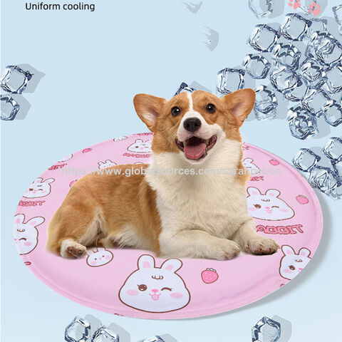 Alfombrilla de Refrigeración para Mascotas con Diseño de Dibujos Animados y Tejido Compuesto de PVC Resistente a los Arañazos, Ideal para Viajes, Coche y Hogar for sale at factory direct price