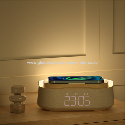 Musique multifonctionnelle sans fil de lumière de nuit de haut-parleurs de Bluetooth