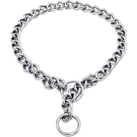 Hundehalsband rutschfest P-Kette schwere Kette Hund Metall Trainingshalsband
