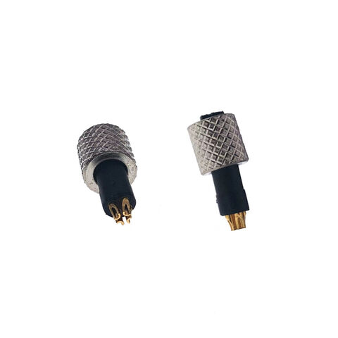 Conector M5 para cilindro IP67 à prova d'água, parafuso de encaixe fêmea de 4 pinos, invólucro de liga de zinco, moldagem por injeção com cabo para iluminação pública for sale at factory direct price