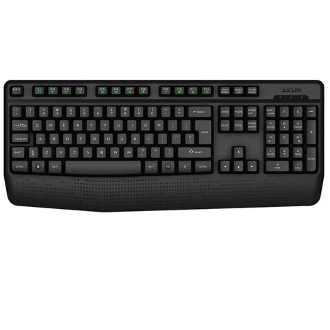 Hot Selling 2.4ghz Wireless Keyboard With 12 Multimedia Keys, Full Size ...