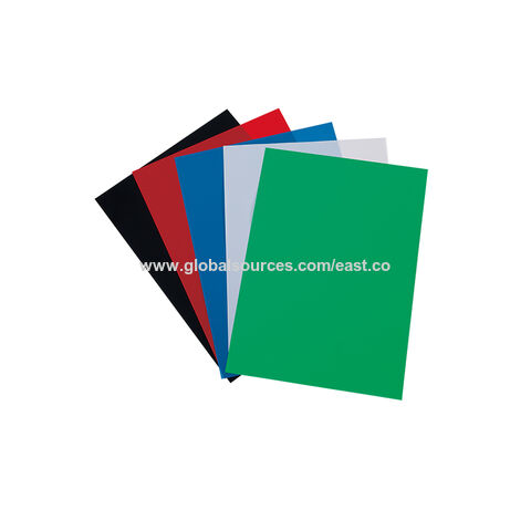Muestras gratuitas pvc a4 0,18mm transparente Cubierta de libro de tapa de encuadernación de pvc ecológica a4 de alta calidad personalizada directa de fábrica