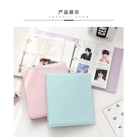 Álbum de Fotos Transparente de PVC con 48 Bolsillos, Álbum de Fotos de 3 4 5 6 7 8 pulgadas, Carpeta para Tarjetas Fotográficas, Mini Álbum Insatx, Álbum de Recortes Kpop para Coleccionar for sale at factory direct price