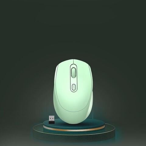 Ratón Inalámbrico 2.4G Silencioso para Ordenador con Receptor Nano USB para Portátil