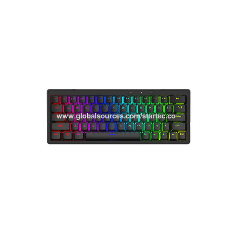 60% Keycaps Gaming Keyboard, Full Keys Anti-ghosting, Mini Size ...