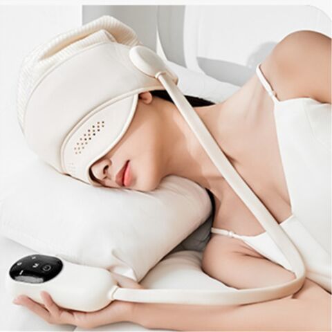 Masajeador de ojos y cabeza eléctrico 2 en 1 con compresión de aire, vibración y calor para aliviar el dolor y relajar for sale at factory direct price