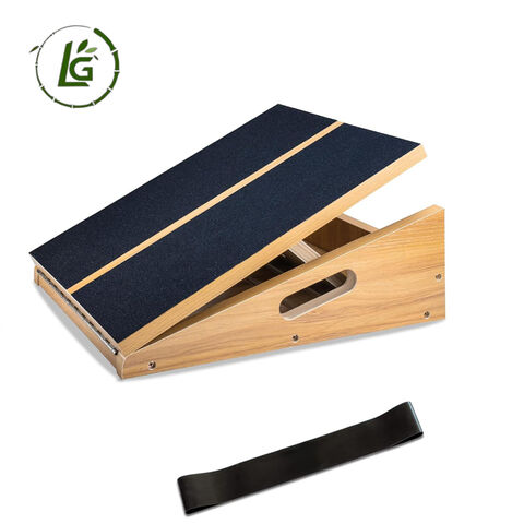 Étireur de mollets avec logo personnalisé, sangle d'étirement des jambes, étireur de mollets pour un pied, étireur de mollets pour enfants, étireur de mollets en bambou. for sale at factory direct price