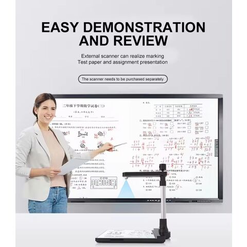 Buy China Wholesale 55 Inch 4k Uhd Digital Electronic Whiteboard Touch ...
