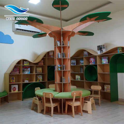 Bulk Buy China Wholesale Montessori Preschool Reading Tree Bookshelf ...