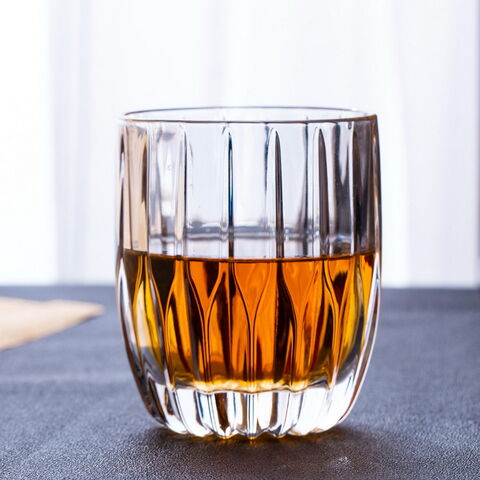 Venta al por mayor de vasos de vidrio personalizados para jugo, agua, café, cerveza, cristal transparente for sale at factory direct price