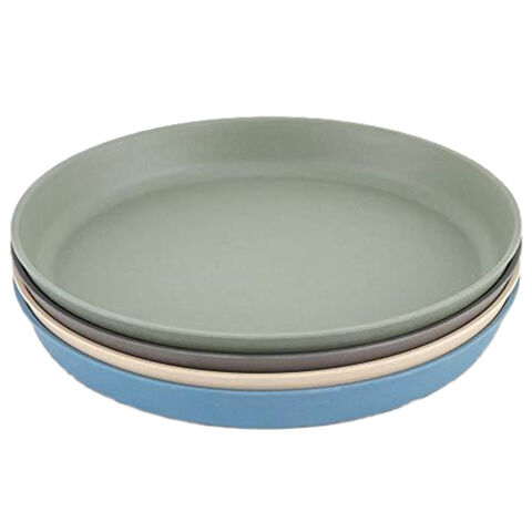 Buy China Wholesale Eco-friendly Natural Bamboo Fiber Dinnerware Set ...