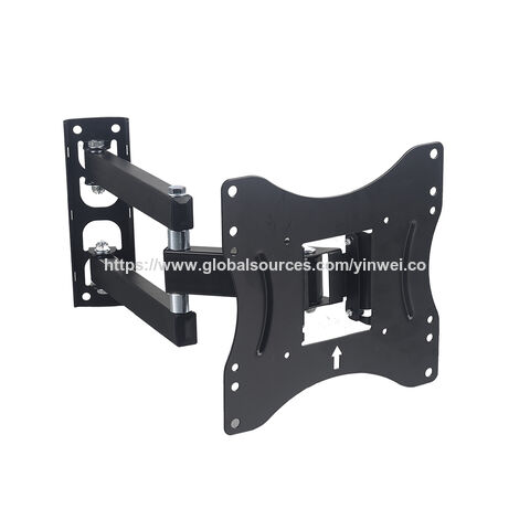 Soporte de pared para TV con movimiento completo VESA para pantallas de 10"-42", montaje de TV 200x200 extensible hasta 400x400 L033-2C para sala de estar for sale at factory direct price