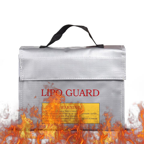 Saco de Segurança para Bateria LiPo, Proteção Anti-explosão, Estojo de Proteção para Carregamento de Bateria