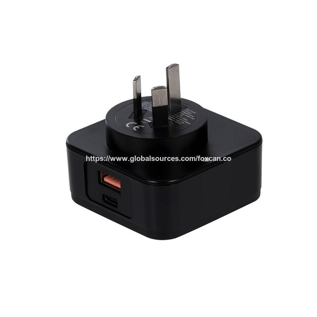 محول قابس سفر عالمي AC/DC الكل في واحد 2024 مع منفذ USB 2.1A