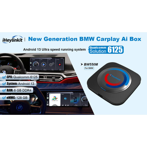 Qualcomm B-MW Carplay Ai Box Android 13 8 128GB Modell BW550M