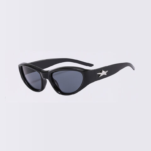 Sun Shades Unisex Gafas De Sol New Y2K Future Style Fashionable Black Blue Purple White UV400 Girls Men Sunglasses for sale at factory direct price
