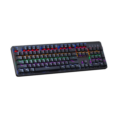 Key Tech Led Keyboard Factory Custom Gaming Keyboard 87 Keys Rgb Led Light Mechanical ...