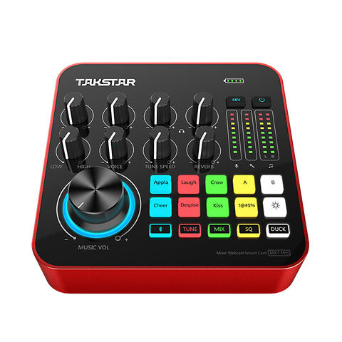 Buy China Wholesale Mx1 Pro Mixer Webcast Sound Card & Sound Card ...