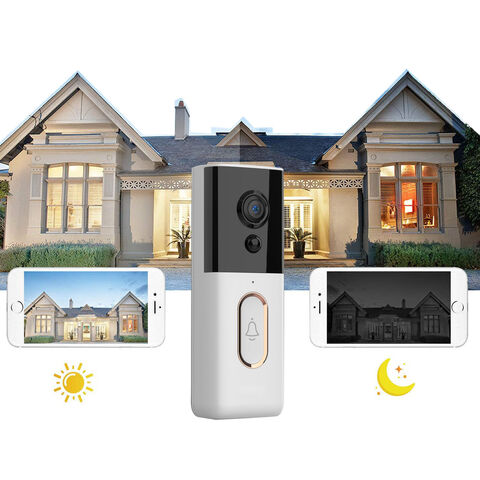 Timbre con Cámara WiFi 1080P con PIR 2MP para Exteriores, Batería de Alta Capacidad, IP65, Inalámbrico for sale at factory direct price