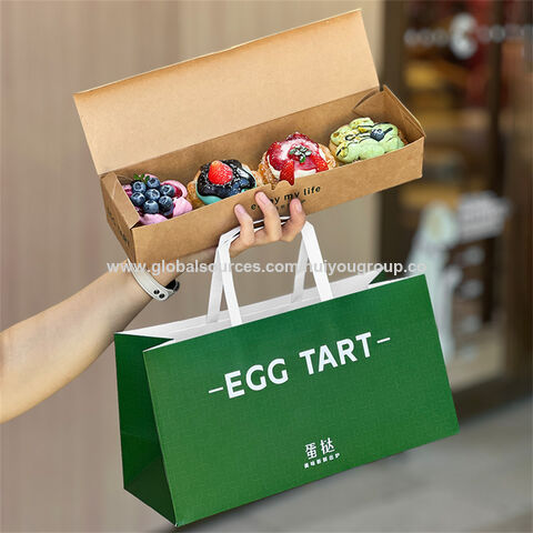 Großhandel Biologisch Abbaubare Lebensmittelboxen für Donuts und Bäckereien, Kundenspezifisch Bedruckte Große Mochi Donut Papierboxen Verpackung mit Logo for sale at factory direct price