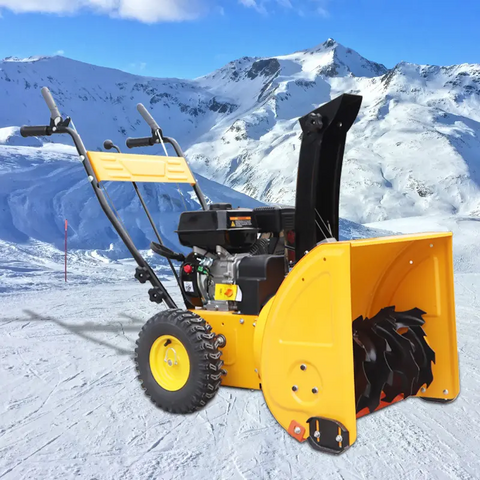 Mini limpa-neves hidráulico - Equipamento compacto e eficiente de remoção de neve com sistema de arado hidráulico para espaços pequenos