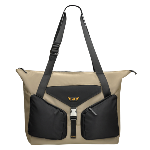 Ebox Nuevo Diseño Moderno Bolso de Hombro Multibolsillos para Portátil, Bolso Tote de Trabajo para Mujeres y Hombres