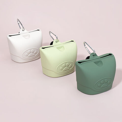Bolsa para Premios de Perro, Bolsa de Entrenamiento para Golosinas Caninas, Silicona, Libre de BPA, con Clip/Imán para Paseos Caninos for sale at factory direct price