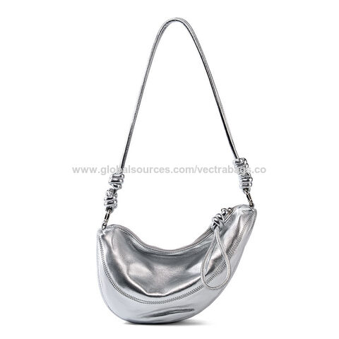 v3168)high-end Leather Croissant Niche Design South Korea