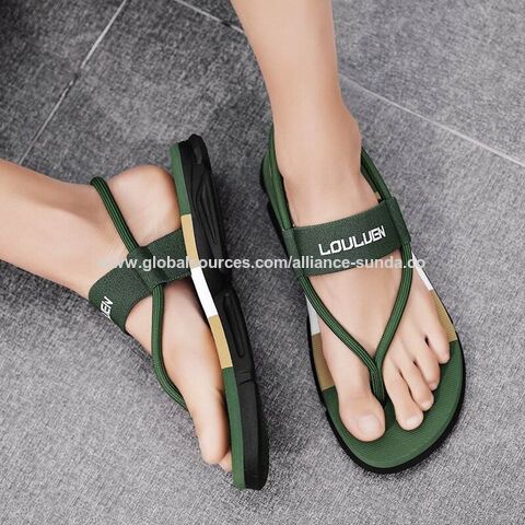 【MODERNIF】And daily slippers QYCKABY 2025 Mens Summer Slippers Beach Sandals Flip Flop