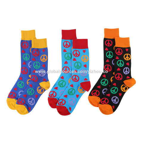 OEM China Factory Pattern Stretchable Women′s Comfortable Sports Compression Socks