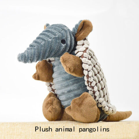Peluches de pangolín para mascotas, diseño de animales, juguete de peluche lavable, ideal para compañía y entretenimiento, alivia el aburrimiento. for sale at factory direct price