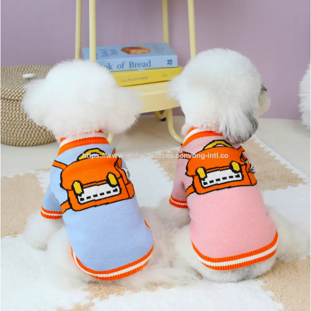 Vendor Pakaian Hewan Peliharaan, Sweater Anjing, Pakaian Musim Gugur Musim Dingin Anjing Kucing, Pasokan Langsung dari Pabrik for sale at factory direct price