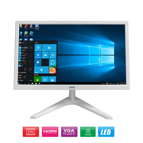 Led Computer Monitor Colour Optional White Black 15 17 19 20 22 24 Inch ...