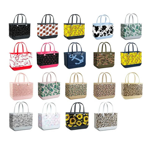 Bolsa Tote de EVA para Mujer con Impresión Personalizada, Portátil, Impermeable, Multifuncional, Tipo Bogg, Moderna, Duradera y Ecológica para Exteriores for sale at factory direct price