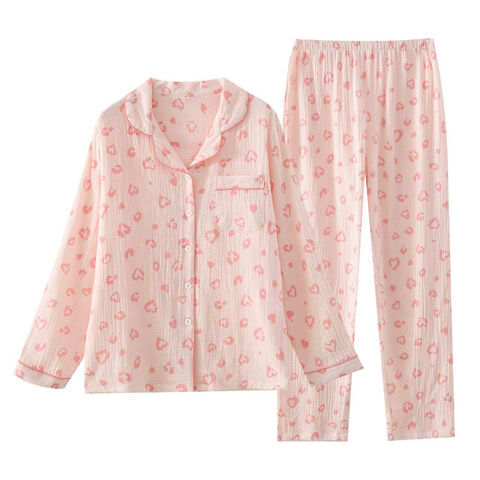 Pijamas de bambu Modal de manga comprida com debrum para mulheres, conjunto de roupa de dormir e descanso para mulheres, suporte do fabricante for sale at factory direct price