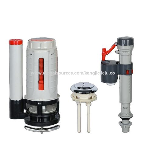 تركيبات دافق المرحاض KJ-222 قطعة واحدة ABS و POM عالية الجودة ثنائية التدفق لخزانات المراحيض for sale at factory direct price