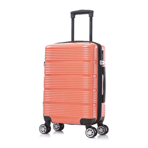 Ensemble de 3 Valises de Voyage Unisexe en ABS, Valise Durable à 4 Roues, Bagage Cabine à Roulettes Pivotantes