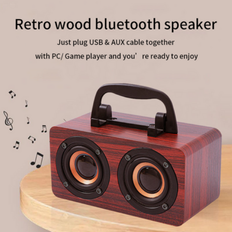 Bulk Buy China Wholesale High Audio Speakers Wine Red Woody Voice Boxes ...
