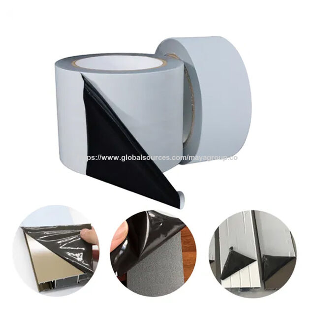 أغشية حماية الأسطح فيلم PE ليزر لألواح الفولاذ المقاوم للصدأ والألومنيوم والزجاج for sale at factory direct price