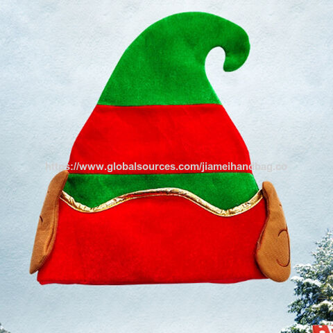 2024 Werbe-Weihnachtsmütze als hochwertiges Großhandels-Weihnachtsgeschenk zur Dekoration – Weihnachtsmannmütze for sale at factory direct price