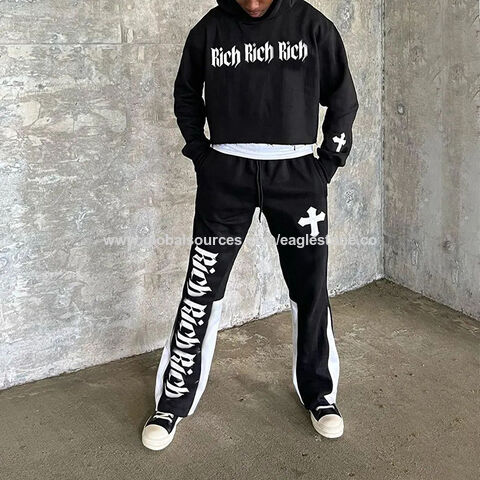 Custom Piece Set Sweatsuit Oversize French Terry Screen Print