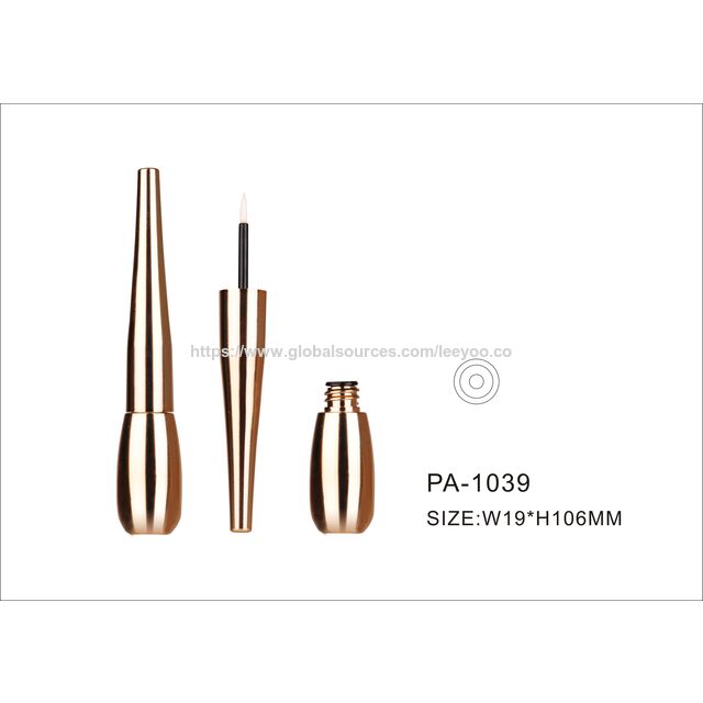 PA-1039 Kundenspezifische Eyeliner Flasche, Eyeliner Tube aus Kunststoff, Eyeliner Behälter, Eyeliner Hülle, Kosmetikverpackung