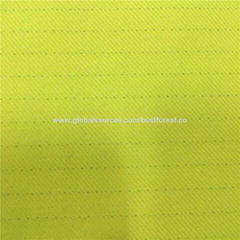 Tejido de sarga antiestática de poliéster y algodón ignífugo for sale at factory direct price